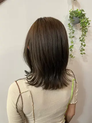 ミディアム カラー ツヤ美髪💐 髪質改善/高山愛来のヘアスタイル