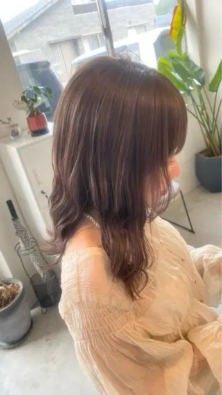 セミロング aimee 北垣 愛夏のヘアスタイル