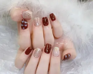 ネイル 🤎HARU 🧸のネイルデザイン