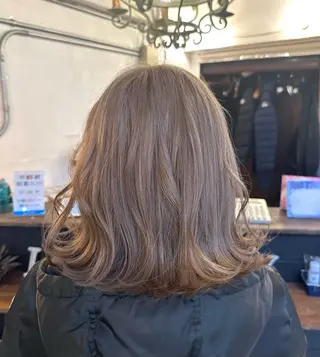 ミディアム カラー スパイキー/ ピンパーマ/緑川雄也のヘアスタイル