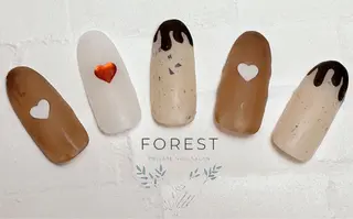 ネイル 白岡市篠津自宅 サロンForestのネイルデザイン