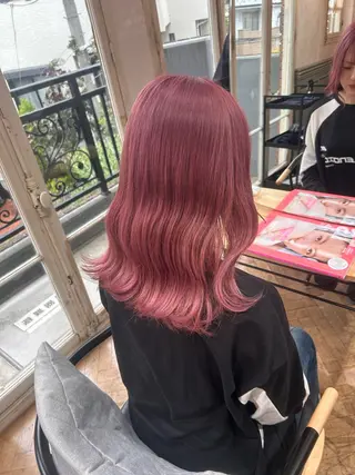 セミロング 艶カラー🌟 kanonのヘアスタイル