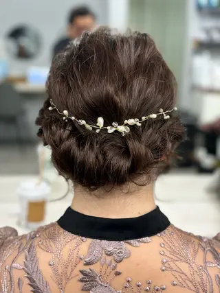 ミディアム 🌟髪質改善ケアカラ ー美髪縮毛矯正y🌟のヘアスタイル