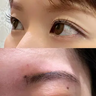 マツエク・マツパ 透明感カラー/顔周り カット/レイヤーにかのヘアスタイル