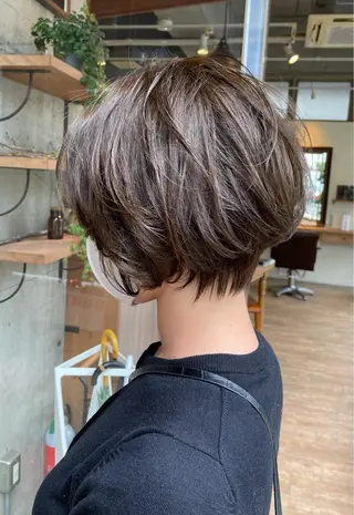 ショート カラー OPShair　ANELLO所属・ショート/ボブ/ メンズ/縮毛矯正のヘアスタイル