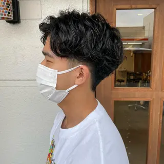 ショート パーマ メンズ 渡邉 聖希のヘアスタイル