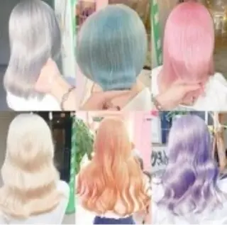 セミロング ❄️💛エクステ ブリーチ❄️yukiのヘアスタイル