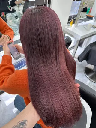 セミロング カラー 透明感・トレンドヘア 🫧SENDAI🫧のヘアスタイル