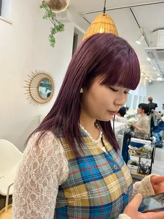 セミロング カラー 🌼sunc HINAMI🌼のヘアスタイル