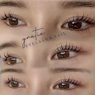 マツエク・マツパ gratia eyelash&nail所属・gratia みきのマツエク・マツパデザイン