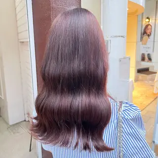 セミロング カラー amoretto 天文館🦋愛華のヘアスタイル