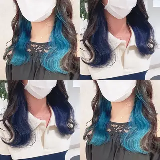 カラー 渋谷:インナーカラー ／🍒エリカ🍒のヘアスタイル