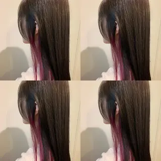 セミロング カラー 艶カラー/ハイトーン Anjuのヘアスタイル