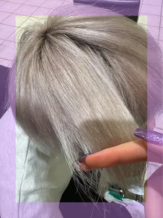 ショート カラー メンズ ブリーチ♡メンズ マッシュ♡MIUのヘアスタイル