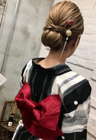 ロング まつパ・ヘアセット ♡Chinami♡のマツエク・マツパデザイン