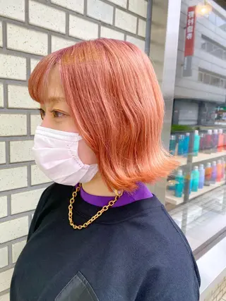 ショート カラー ブリーチ/髪質改善 🍊店長MASAKiのヘアスタイル