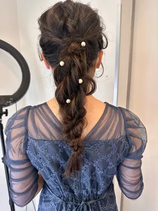 Uhair本山所属・⟡.·mamiya 縮毛矯正/ヘアセットのヘアスタイル