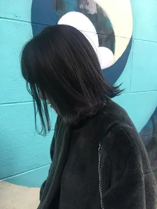 ショート カラー ボブ/レイヤー/艶 🦕risa 森下のヘアスタイル