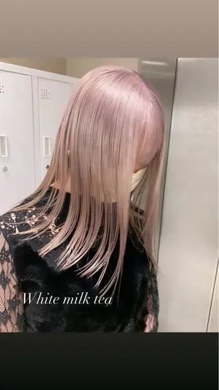ロング カラー Liberte 新宿【リベルテ】所属・しゅけ 祐輔のヘアスタイル
