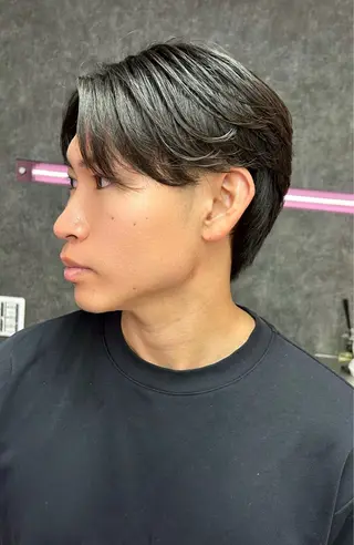 ミディアム メンズ メンズ専門 スタイリスト前田雄輝のヘアスタイル