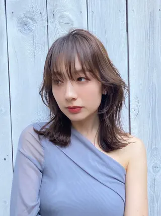 ミディアム ROW町田🌿 大人可愛い/艶髪改善のヘアスタイル