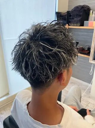 パーマ メンズ メンズ特化/パーマ/ フェードWATARUのヘアスタイル