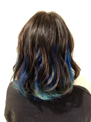 ミディアム カラー RUBEUS【ルベウス】所属・✨艶々カラー🎨 杉本賢人のヘアスタイル