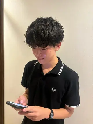 パーマ メンズ レイヤーカット/艶髪 /パーマaikoのヘアスタイル