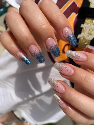 ロング カラー ヘアアレンジ キッズ ネイル マツエク・マツパ アイブロウ 福田 加奈のネイルデザイン