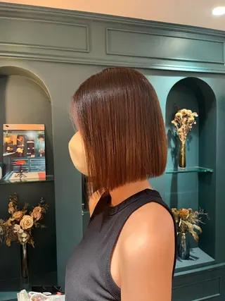 ミディアム 🍊暖色カラー🍊 sakuraのヘアスタイル