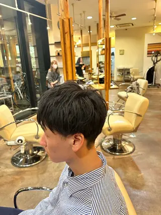 ショート パーマ メンズ Lit.自由が丘(SENJYU自由が丘)所属・【髪質改善/美髪】 ⭐️川嶋 陸央⭐️のヘアスタイル