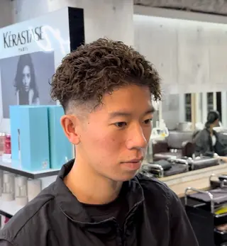 パーマ メンズ 🪮メンズパーマ🪮 池田雅侑のヘアスタイル