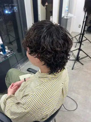 パーマ メンズ fifth神宮前 HIN★T★のヘアスタイル