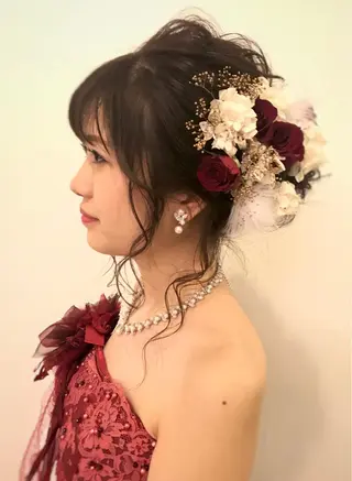 セミロング まつパ・ヘアセット ♡Chinami♡のマツエク・マツパデザイン