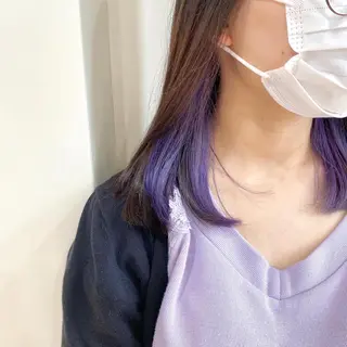 ミディアム カラー やじま ひろこのヘアスタイル