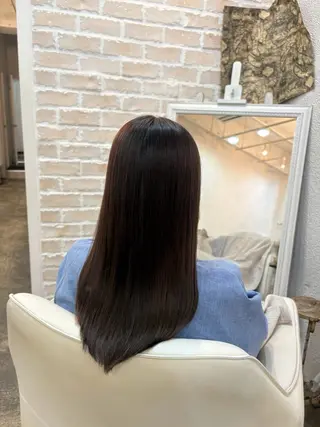 ロング 木津奈保子💚 ✨艶髪のヘアスタイル