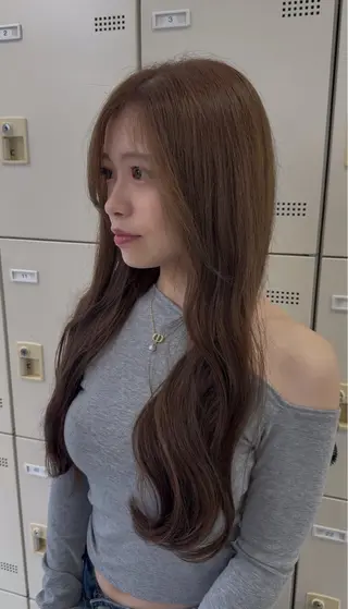 ロング カラー 海外girl/ハイト ーン/riko🫧のヘアスタイル