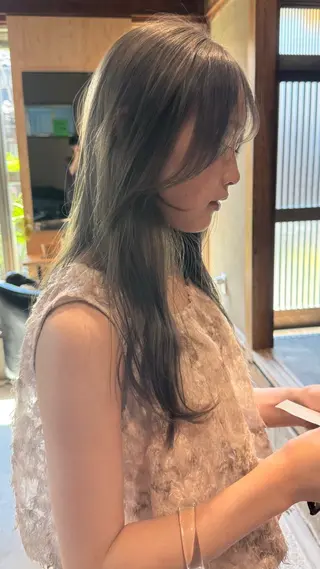 ロング カラー kakeru トレンドヘアのヘアスタイル