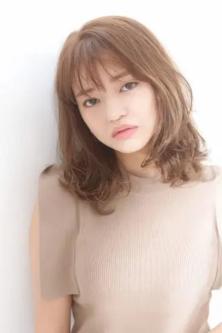 ミディアム modeK's朋生/ 似合わせカット🫧のヘアスタイル