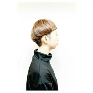 カラー ショート 原田 祥彰のヘアスタイル