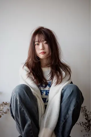 ロング カラー plus HAIR いずみのヘアスタイル