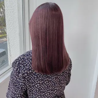 ロング カラー 韓国レイヤー🕊️ 柔らかベージュ🧸のヘアスタイル