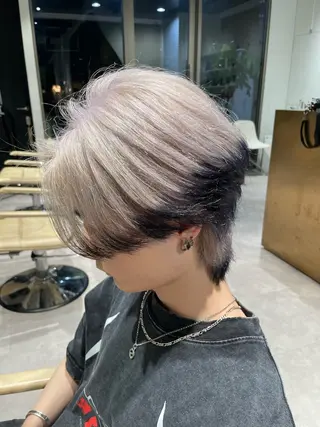 カラー メンズ 無料ショートモデル 募集中❗️秋山ひらいのヘアスタイル