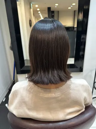 セミロング 中村 裕希のヘアスタイル