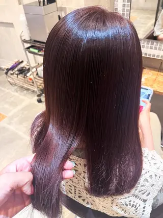 セミロング 【Hwyl】ヒュイル八王子【髪質改善】所属・✨髪質改善✨艶髪✨ MARIのヘアスタイル