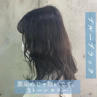 ミディアム カラー 舟橋 りんかのヘアスタイル
