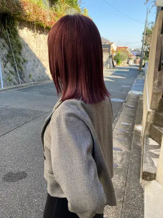 ミディアム カラー BRUNTJET所属・MAEDA MADOKAのヘアスタイル