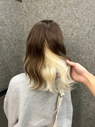 ミディアム カラー ハイトーンカラー ⭐️NAZUNAのヘアスタイル