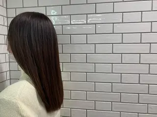 セミロング カラー 💎艶髪💎縮毛矯正 /髪質改善/ひかるのヘアスタイル