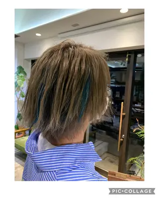 ミディアム カラー ヘアアレンジ メンズ ✨ Ayatoのヘアスタイル